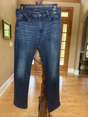 Lucky Brand Men’s Straight Jeans in Dark Blue Wash
